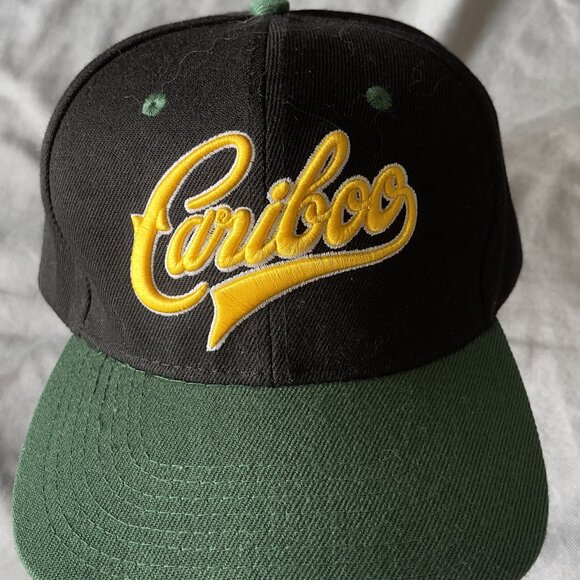 Cariboo Beer Two-Tone Hat — Black & Forest Green — Adjustable - Picture 1 of 4